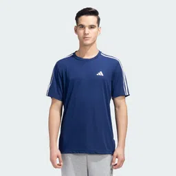 Adidas TR-ES BASE 3S T Men Training T-Shirt Blue-picture-11
