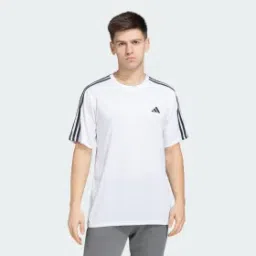 adidas training essentials base 3 stripes tee men training men training-picture-25