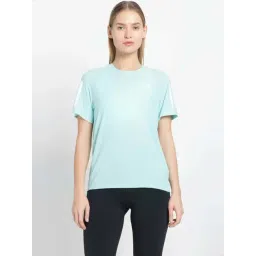 adidas Turquoise Plain Sports T-Shirt-picture-38