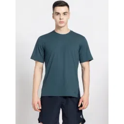 Adidas Turquoise Regular Fit T-Shirt-picture-16
