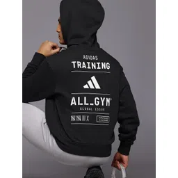 ADIDAS Unisex Printed Hooded Training Sweatshirt-picture-21