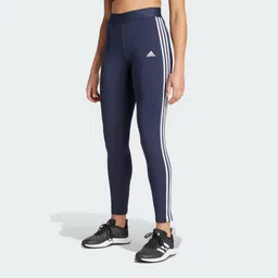 Adidas W 3S LEG Women Sports Tight Blue-picture-25