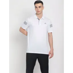 Adidas White Regular Fit Sports Polos-picture-26