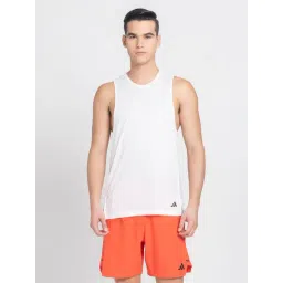adidas White Regular Fit Yoga Tank Tee-picture-29