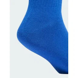 adidas White RIBBED Striped Mid Socks Pair of 3 - KXL image 5