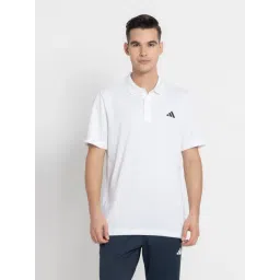 Adidas White TR-ES Polo T-Shirt-picture-43
