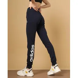 adidas Women LIN FT Brand Print Joggers with Insert Pockets-picture-17