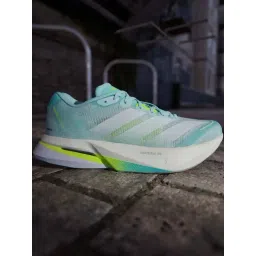 ADIDAS Women's ADIZERO BOSTON 13 W Green & Zero Met Running Shoes-picture-30