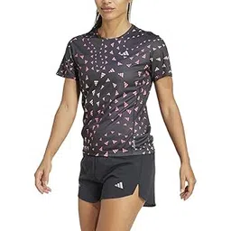 adidas Women's Geometric Regular Fit T-Shirt-picture-14