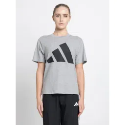 ADIDAS Women's Grey W BL SJ T-Shirt-picture-48