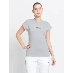 ADIDAS Women's Grey W LIN SJ T-Shirt-picture-12
