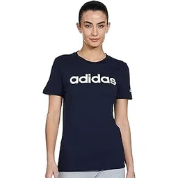 Adidas Women's Solid Fitted T-Shirt-picture-24