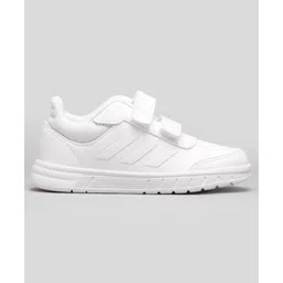 ADIDAS KIDS Canvas Tensaur 2.0 K Velcro Closure Sports Shoes - White-picture-10