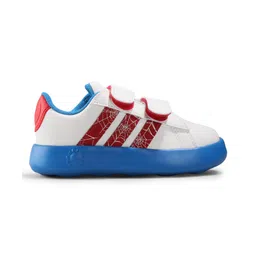 ADIDAS KIDS Velcro Closure Casual Shoes with Spider Man Theme Print - White-picture-17