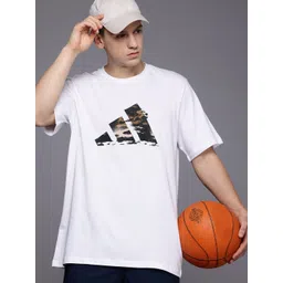 adidas originals ADIDAS Men Summer Logo Pure Cotton Basketball T-shirt-picture-18