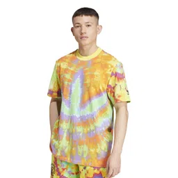 adidas originals ADIDAS Men Tie and Dye Pure Cotton Oversized Fit T-Shirt-picture-39