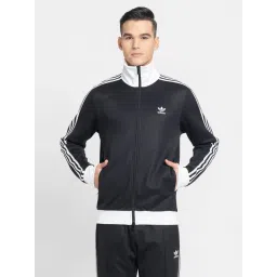 Adidas Originals Beckenbauer Black & White Regular Fit Striped Sweatshirt-picture-41