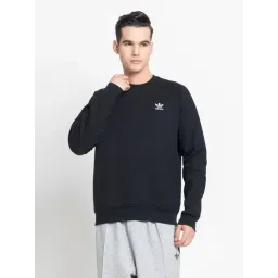 Adidas Originals Black Cotton Regular Fit Sports Sweatshirt-picture-20