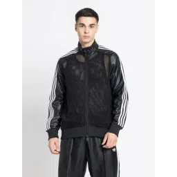 Adidas Originals Black Loose Fit Sports Jacket-picture-37