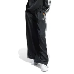 Adidas Originals Black Loose Fit Striped Sports Trackpants-picture-35