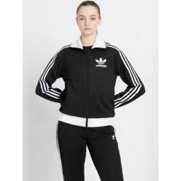 Adidas Originals Black Striped Sports Jacket-picture-40