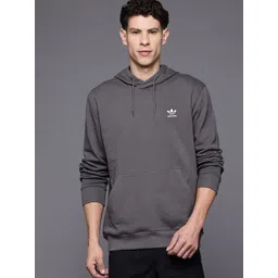 ADIDAS Originals Brand Logo Detail Hooded Sweatshirt-picture-10