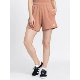 Adidas Originals Brown Cotton Shorts-picture-10