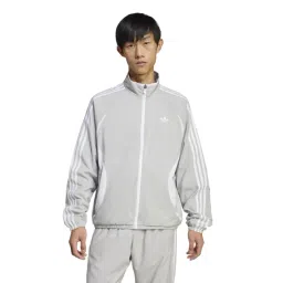 Adidas Originals Grey Regular Fit Sports Jacket-picture-10