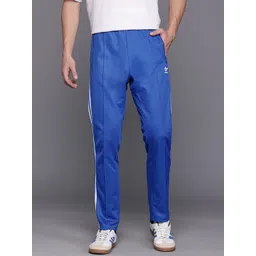ADIDAS Originals Men Brand Logo Detail Side Striped Slim Fit Classic Track Pants-picture-31