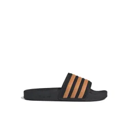 Adidas Originals Men's ADILETTE Black & Bright Orange Football Shoes-image-41