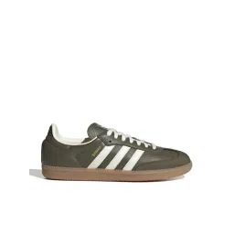 Adidas Originals Men's SAMBA OG Green & Off White Football Shoes-picture-39
