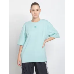 Adidas Originals Turquoise ESS BOYFR T-Shirt-picture-19