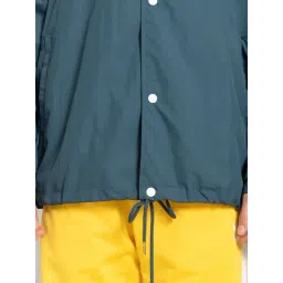 Adidas Originals Turquoise Loose Fit Printed Jacket image 5