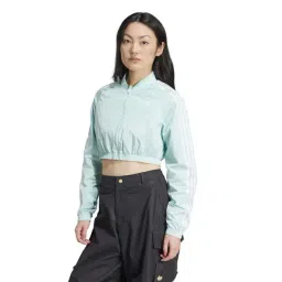 Adidas Originals Turquoise Slim Fit Sports Jacket-picture-20