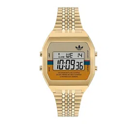 ADIDAS Originals Unisex Brass Dial & Stainless Steel Bracelet Style Straps Digital Watch AOST23555-picture-35