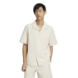 Adidas Originals White Cotton Loose Fit Shirt-picture-47