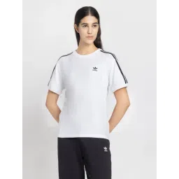 Adidas Originals White Cotton Regular Fit Sports T-Shirt-picture-39