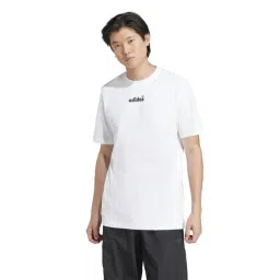 Adidas Originals White Cotton Regular Fit Sports T-Shirt-picture-23