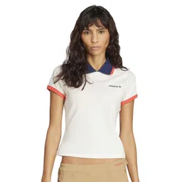 ADIDAS Originals Women Solid Slim Fit Polo T-shirt-picture-18