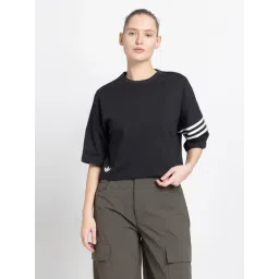 ADIDAS ORIGINALS Women's Black NEUCL T-Shirt-picture-15