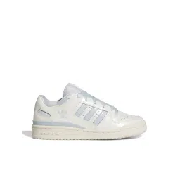 Adidas Originals Women's FORUM LOW CL W White & Halo Bbue Basketball Shoes-picture-27