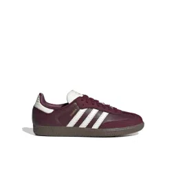 Adidas Originals Women's SAMBA OG W Maroon & Off White Sneakers-picture-11