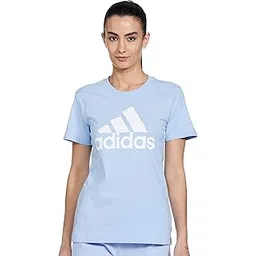 adidas originals Women's Solid Regular Fit T-Shirt-picture-12