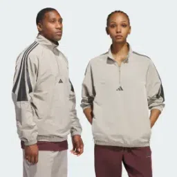 adidas performance adidas Basketball Woven Half-Zip Sweater (Gender Neutral)-picture-36