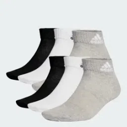adidas performance Thin and Light Sportswear Ankle Socks 6 Pairs-picture-30