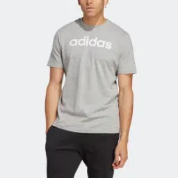 adidas sportswear essentials single jersey linear embroidered logo tee men sportswear men sportswear-picture-20