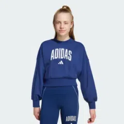 adidas sportswear Seasonals Essentials Collegiate Typography Crewneck Sweatshirt Kids-picture-11