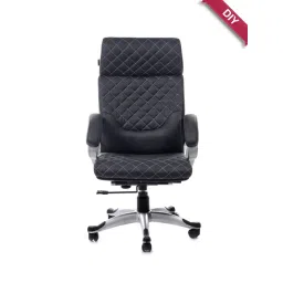 Adiko Systems Black High Back Executive Revolving Office Chair-picture-24