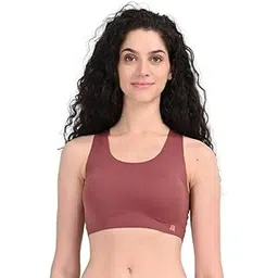Adira | Ezefit Bra | Racerback | High Front Neck | T Shirt Bra/Sports Bra | Seamless | Soft Padded Bra | Wider Fabric Shoulder | Non Wired | Removable Cups | Pack of 1-picture-23