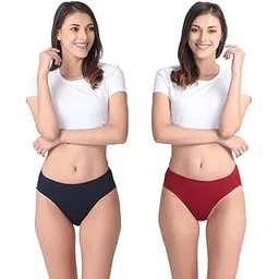 Adira | Hipster Panties for Women | Period Panties for Women Leak Proof & Breathable | Hipster Fit for Medium Flow | Use with Pad for Non Icky Feeling | Patented Design | Pack of 2-picture-38